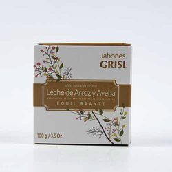 Jabon Barra Leche De Arroz & Ave 100 Gramos