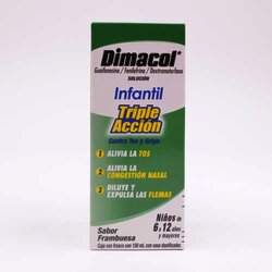 Dimacol Inf Tple-Accion Solucion Uva 150 Milili