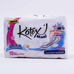 Toalla Alas Maxi 10 Pieza