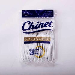 Cuchara De Plastico Grande Blanco 25 Pieza