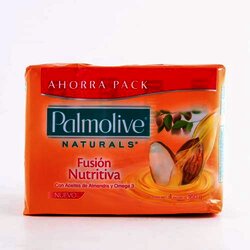 Jabon 4pack Almendra Y Omega 3 160 Gramos