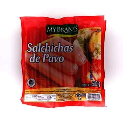 Salchichas De Pavo 500 Gramos