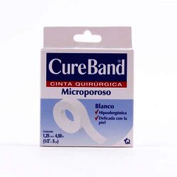 Cinta Microporosa 1.25 Cm X 4.5 M Blanc 1 Pieza