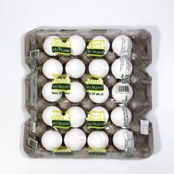 Huevo Blanco Jumbo Con 20 1 Pieza